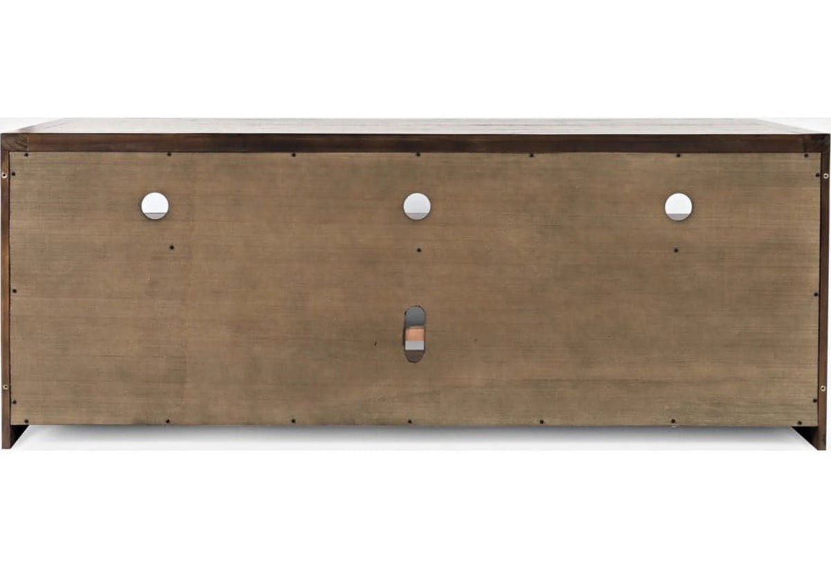 Rustic Distressed Pine TV Stand Q310883