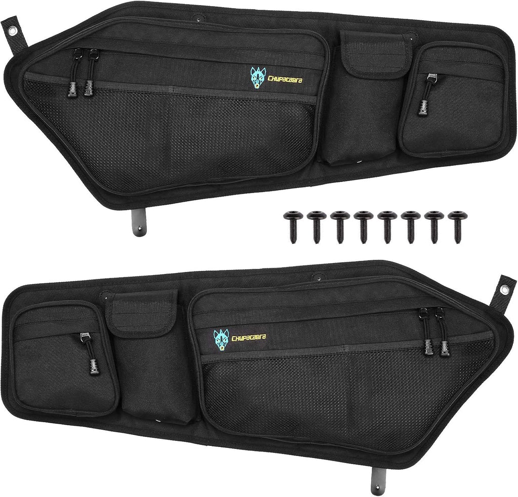Front Left and Front Right Door Bags with Removable Knee Cushion A930094