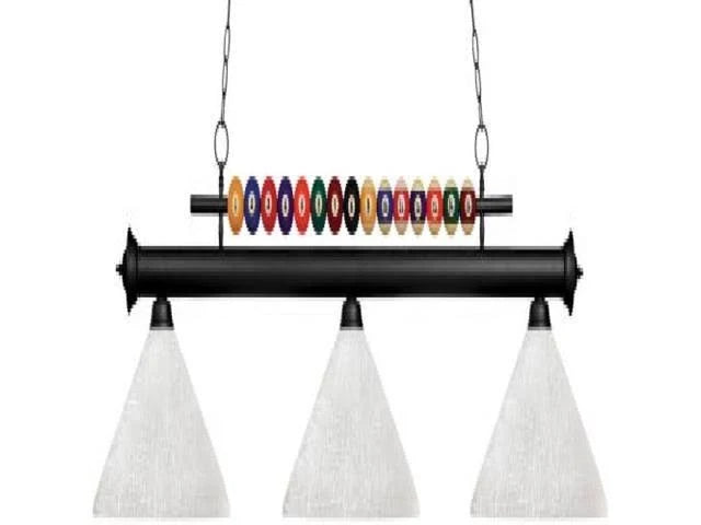 Matte Black 3-Light Island/Billiard H82316
