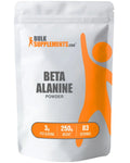 Beta Alanine Powder 3000mg Unflavored Gluten Free 250g R943