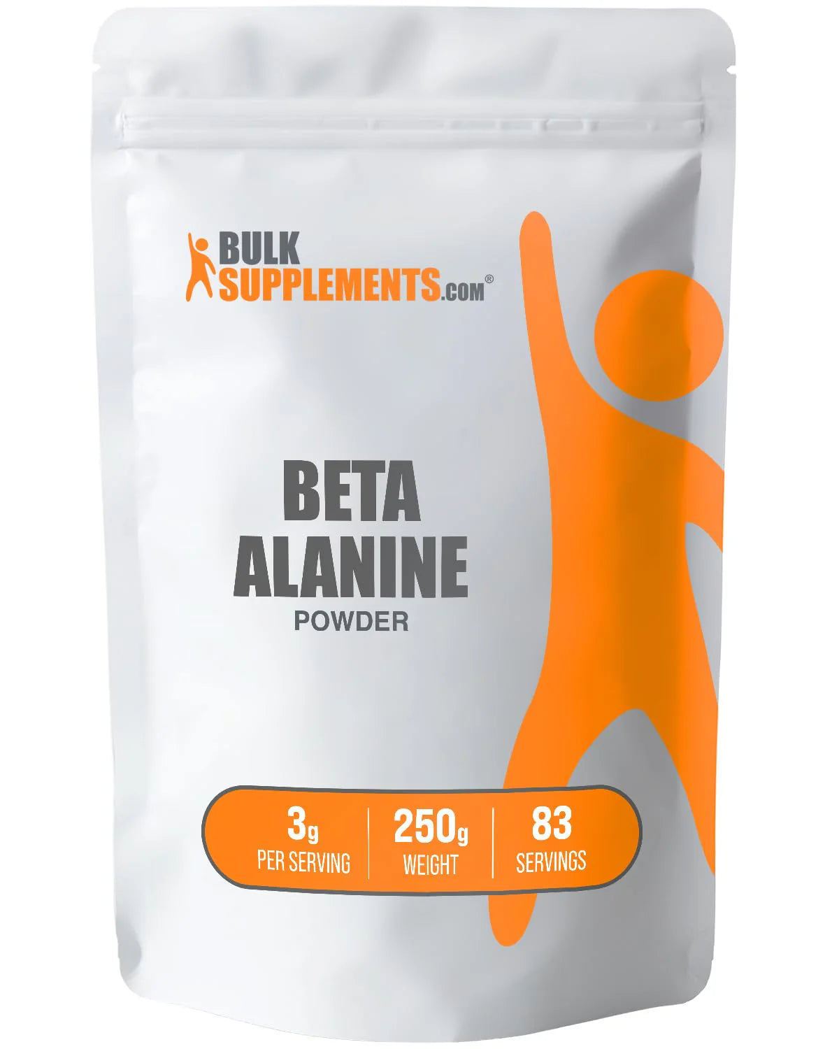 Beta Alanine Powder 3000mg Unflavored Gluten Free 250g R943