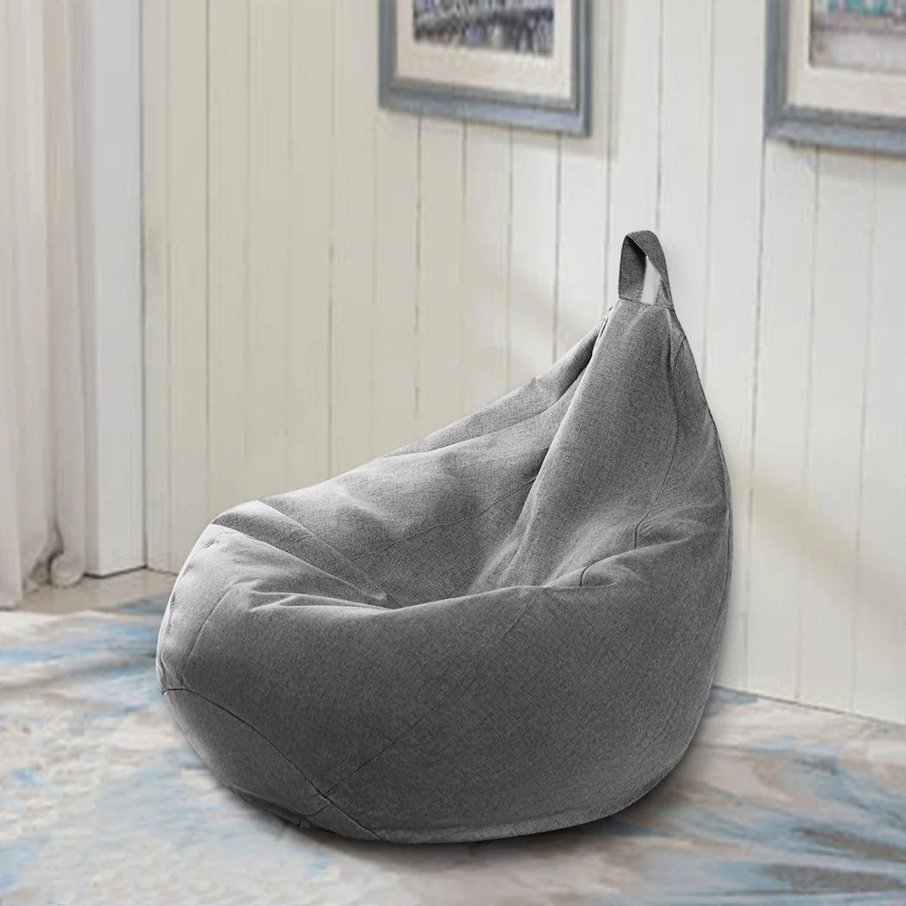 Soft Comfy Sofa Cover without Filling Dark Gray S C19829