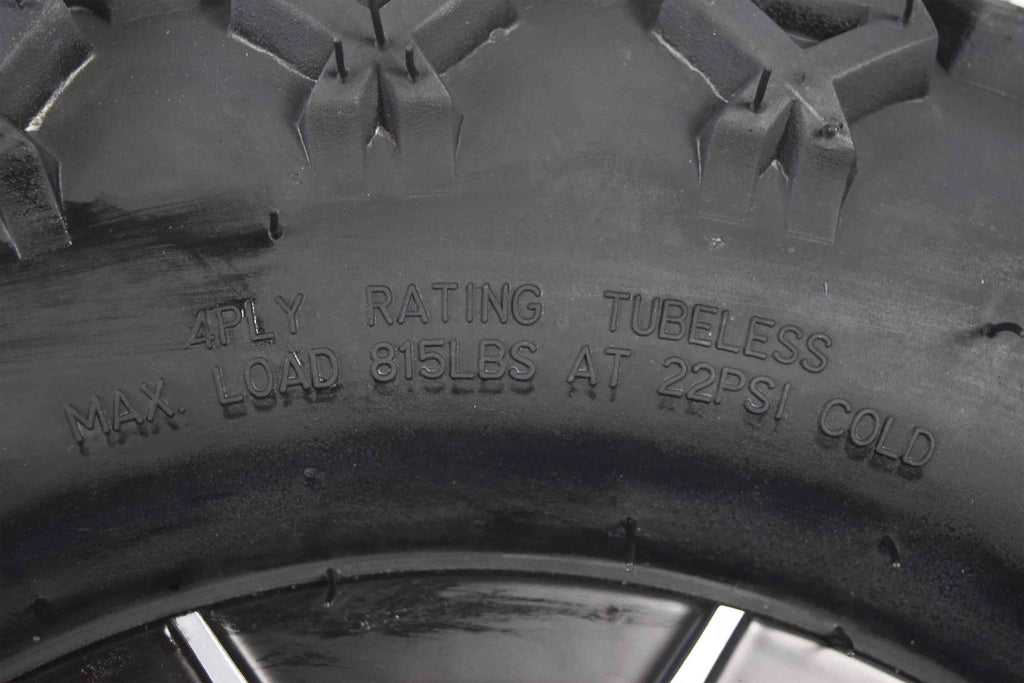 20x10-10 Golf Cart Turf Tire & Black Wheel Kit M471