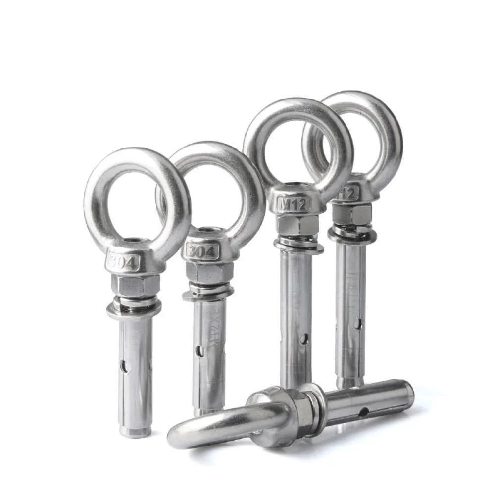 304 Stainless Steel Lifting Eye Bolt M12x100mm U7070