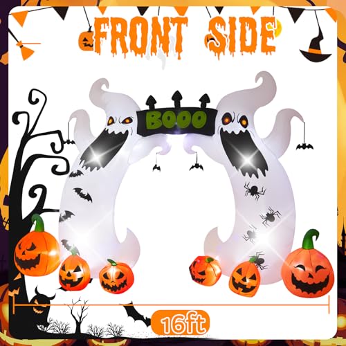 8ft Inflatable Halloween Outdoor Decoration with LED Lights O3993