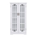 White Display Cabinet with Glass Doors I4769