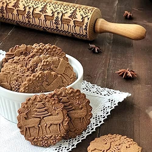 Wooden Engraved Rolling Pin S38222