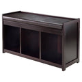 Espresso 2-Pc Storage Bench & Seat Cushion B4354