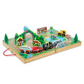 Wooden Train Tabletop Playset B85716