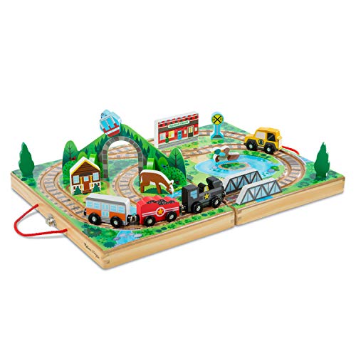 Wooden Train Tabletop Playset B85716