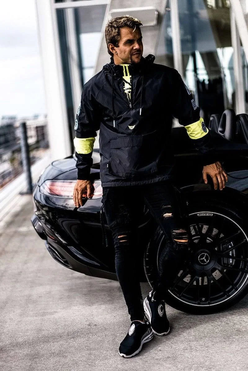 Carbon Neon Half Zip X325