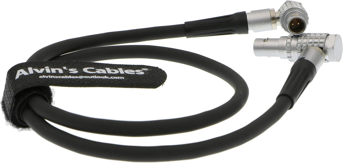 2 Pin Male Right Angle to 2 Pin Camera Power Cable Pack of 2 M6602
