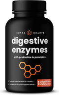 Digestive Enzymes with Probiotics and Prebiotics 180 Vegan Capsules Q846631