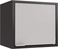 White Wall-Mounted Floating Steel Niche Cabinet L287