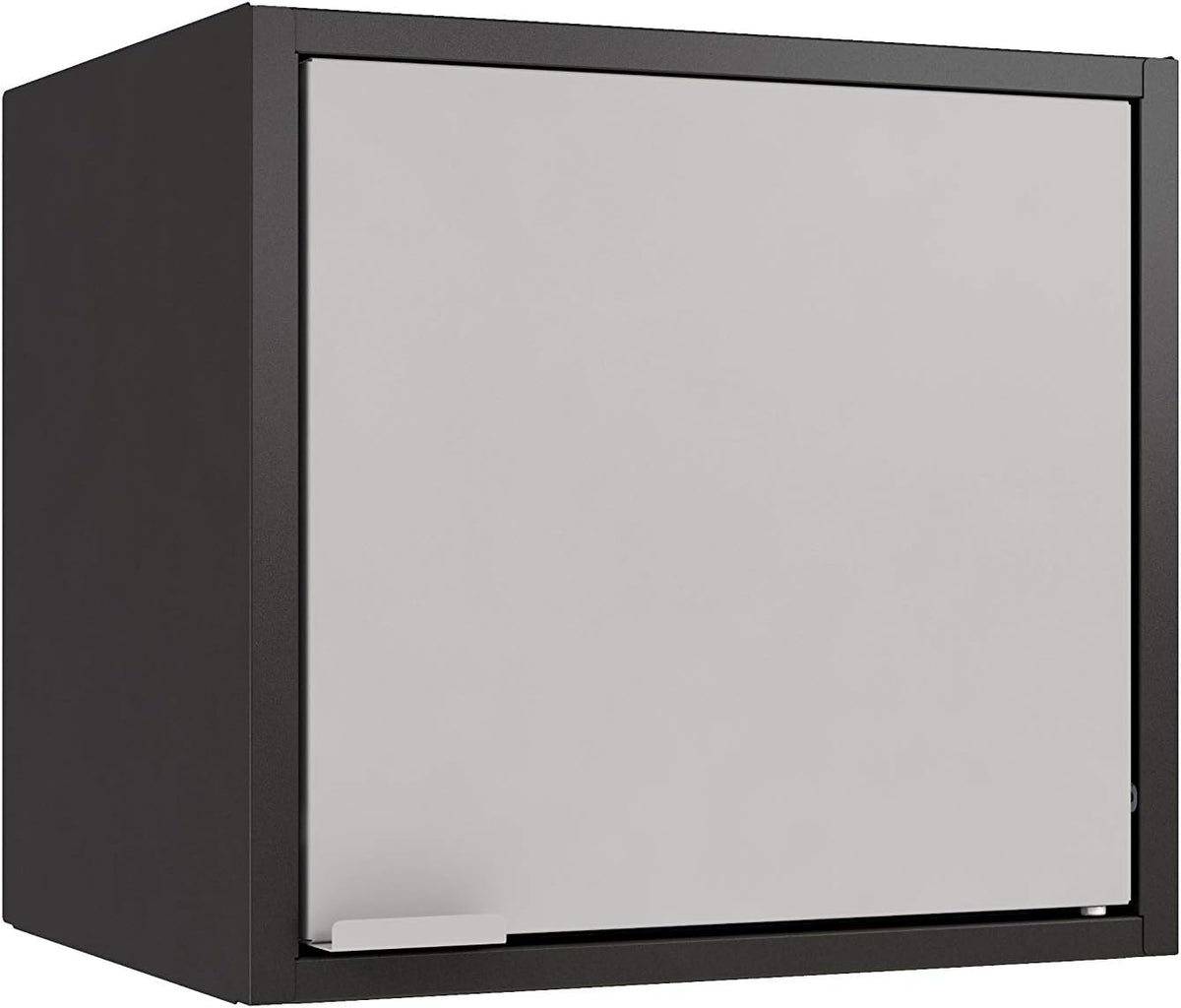 White Wall-Mounted Floating Steel Niche Cabinet L287