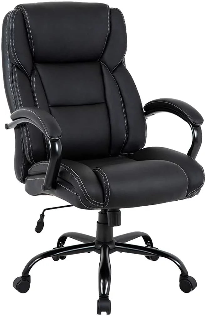 Black High Back Ergonomic Computer Chair with Lumbar Support U38486