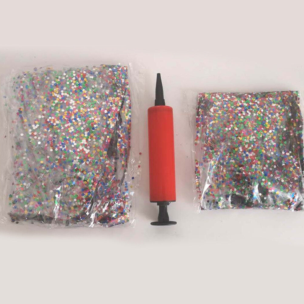 4 Pcs 40CM/60CM Glitter Ball and Pump Set F2589